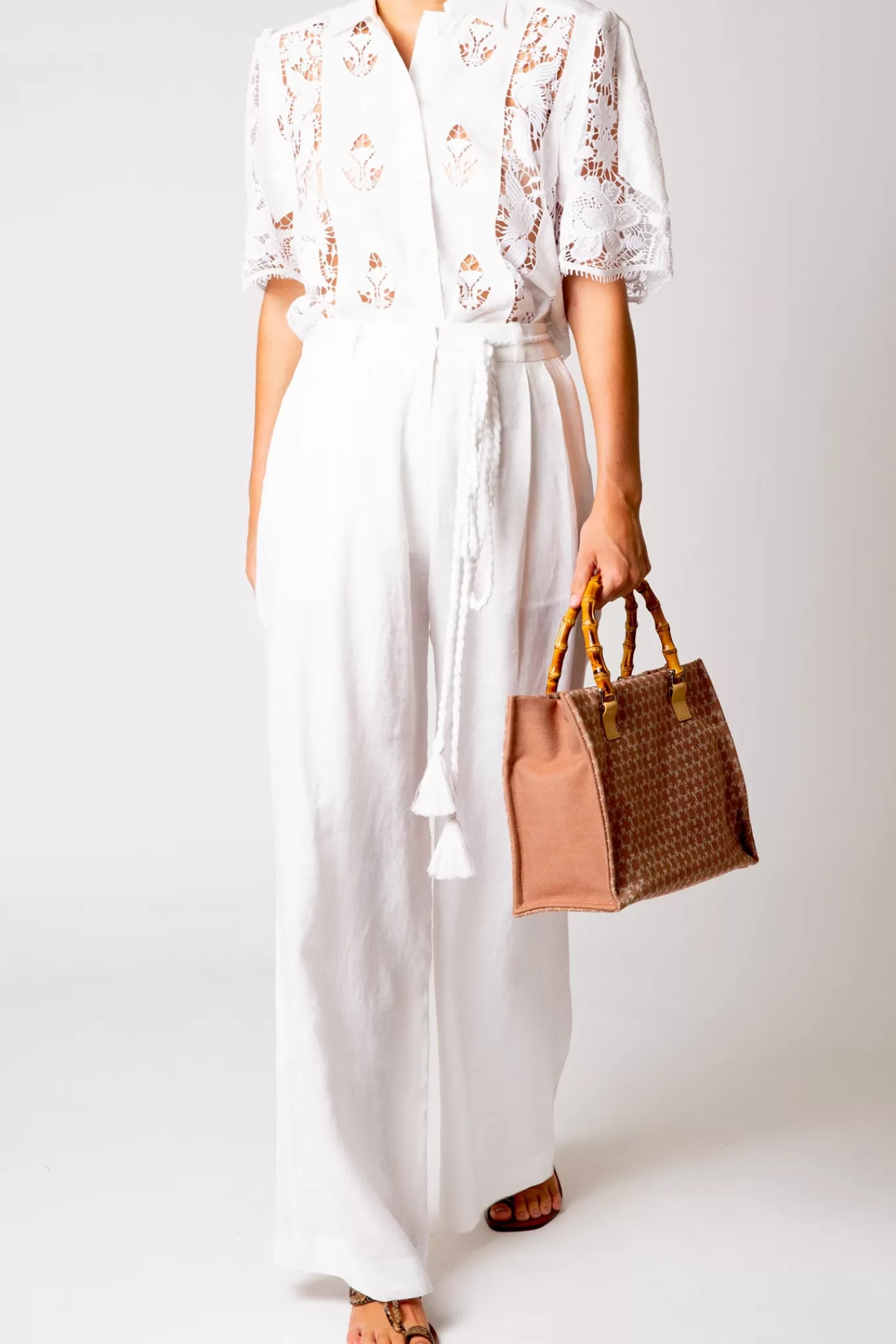 Ainsley Linen Pant>Miguelina Best