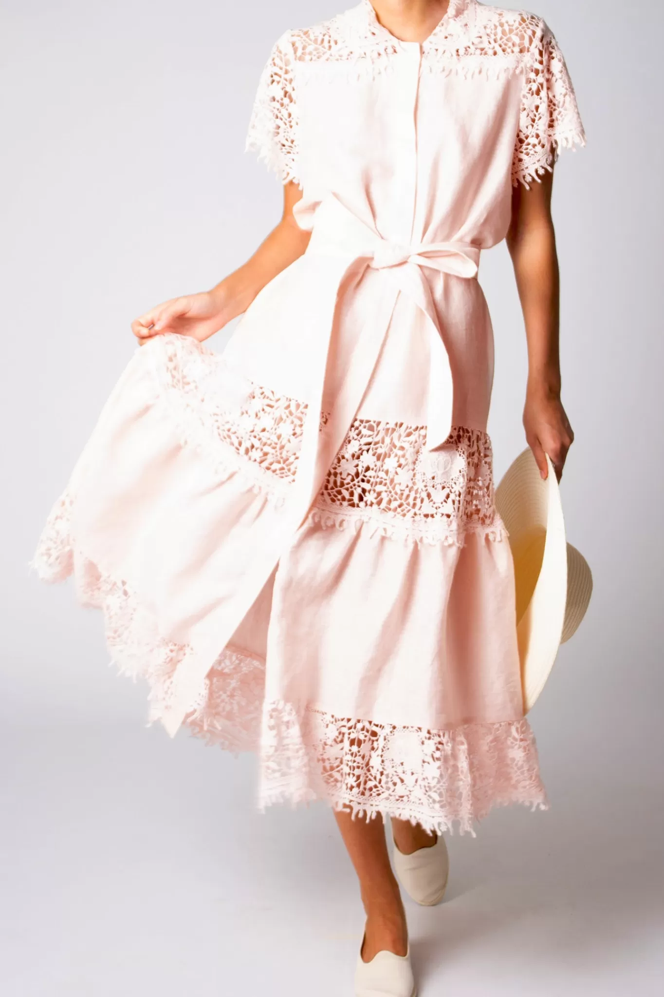 Bethany Dress In Linen>Miguelina Best