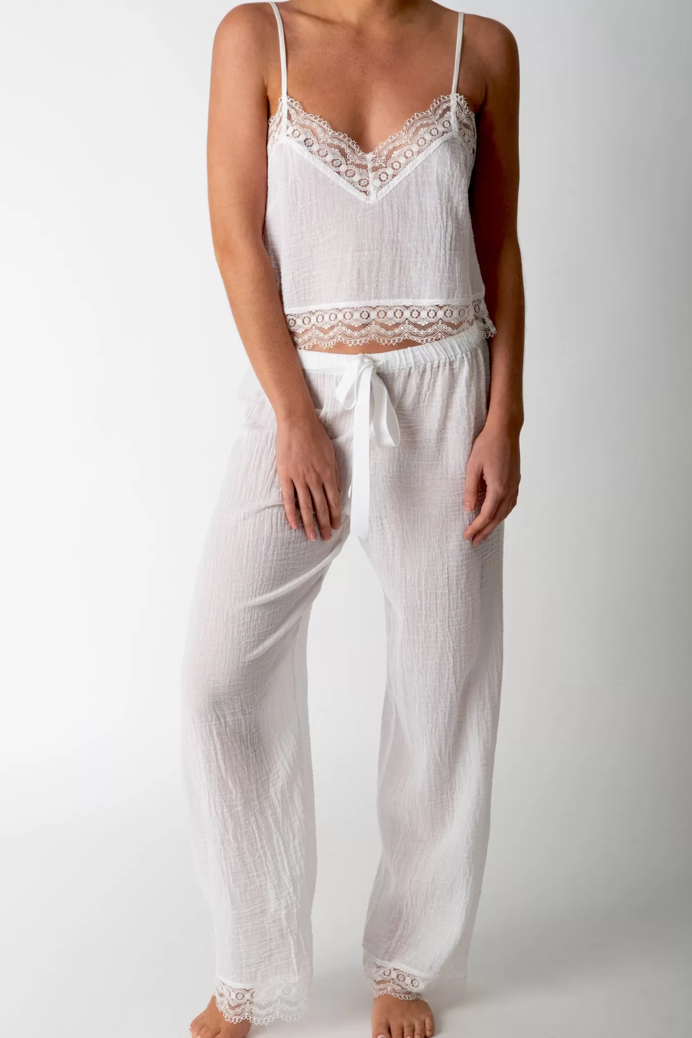 Diana Gauze Lounge Pant>Miguelina Outlet