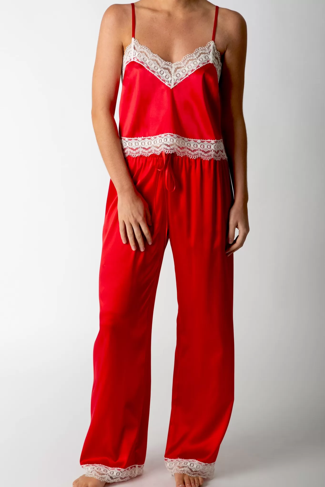 Diana Silk Pajama Pant>Miguelina Cheap