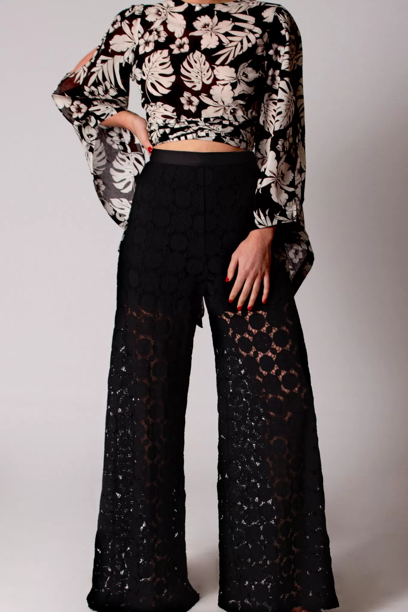 Pamela Doily Lace Pants>Miguelina Clearance